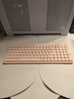 Lofree Flow Lite 100 Keys Low Profile Mechanical Keyboard Pink