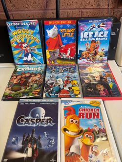 Lot of 8 Kids & Family DVDs  like New