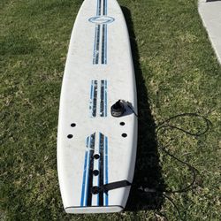 10’ Surface Soft Top Surfboard w/ Crow Haley Leash & Fins