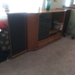 Stereo Cabinet With Tv Shelf