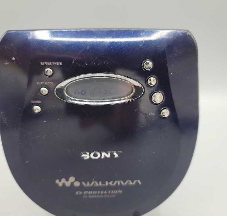 SONY D-EJ721 CD Walkman G-Protection Portable CD Player Navy Blue