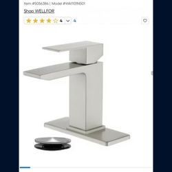 WELLFOR Brushed Nickel Single hole 1-handle Waterfall Commercial/Residential Handle Bathroom Sink Faucet...

Item # |

Model #WA1101NS01