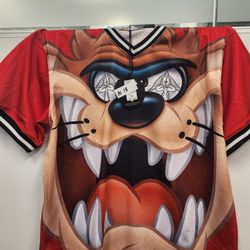 Looney Tunes Bugs Bunny Taz Men's Mesh Jersey
