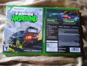 Need for Speed Unbound Microsoft Xbox Series X Brand New Factory Sealed