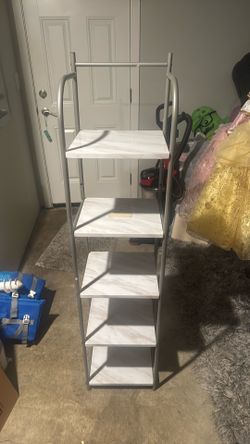 Bathroom stand with 5 shelves
