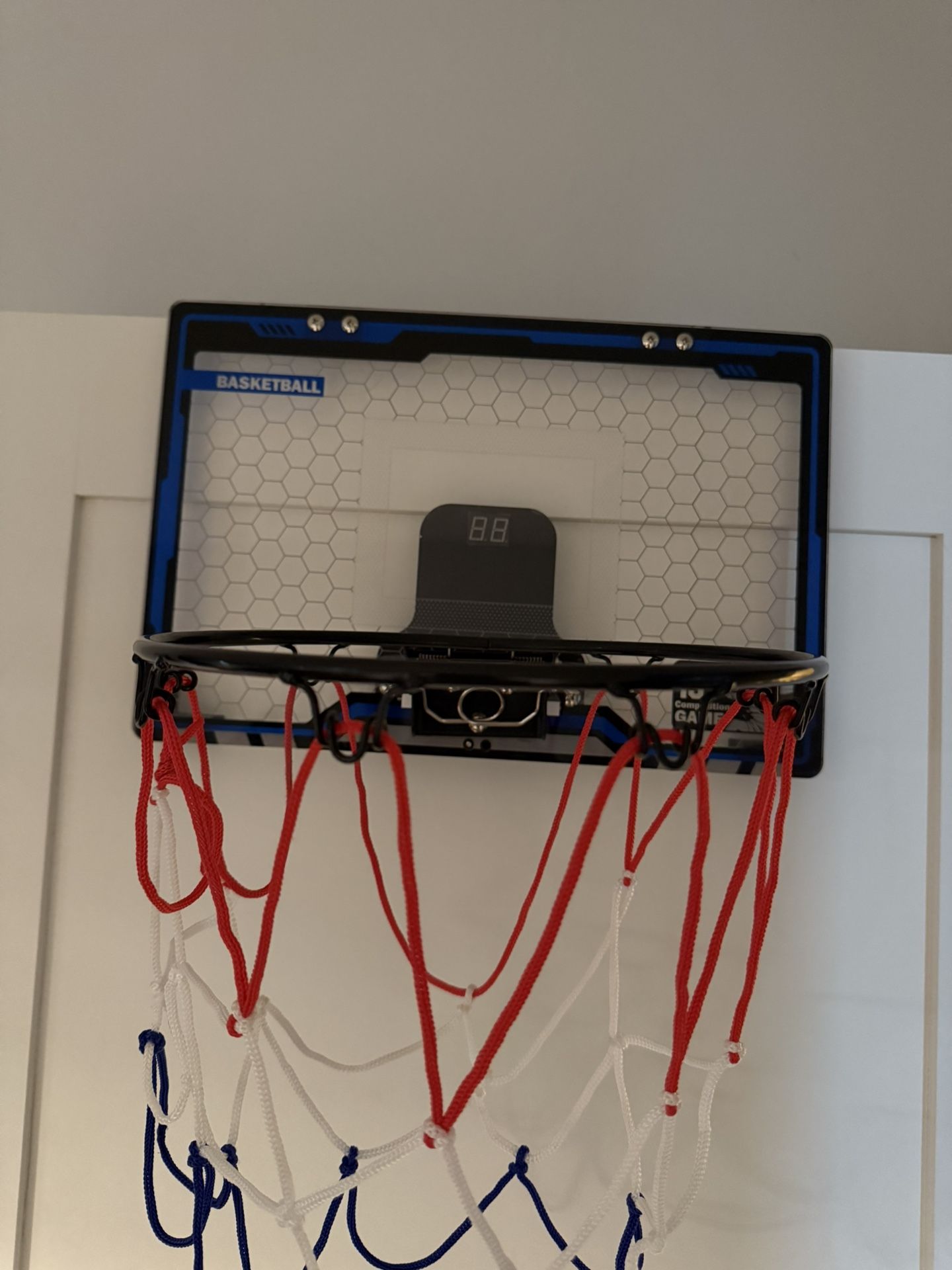 Basketball Hoop with Scoreboard - Mounts Over Door