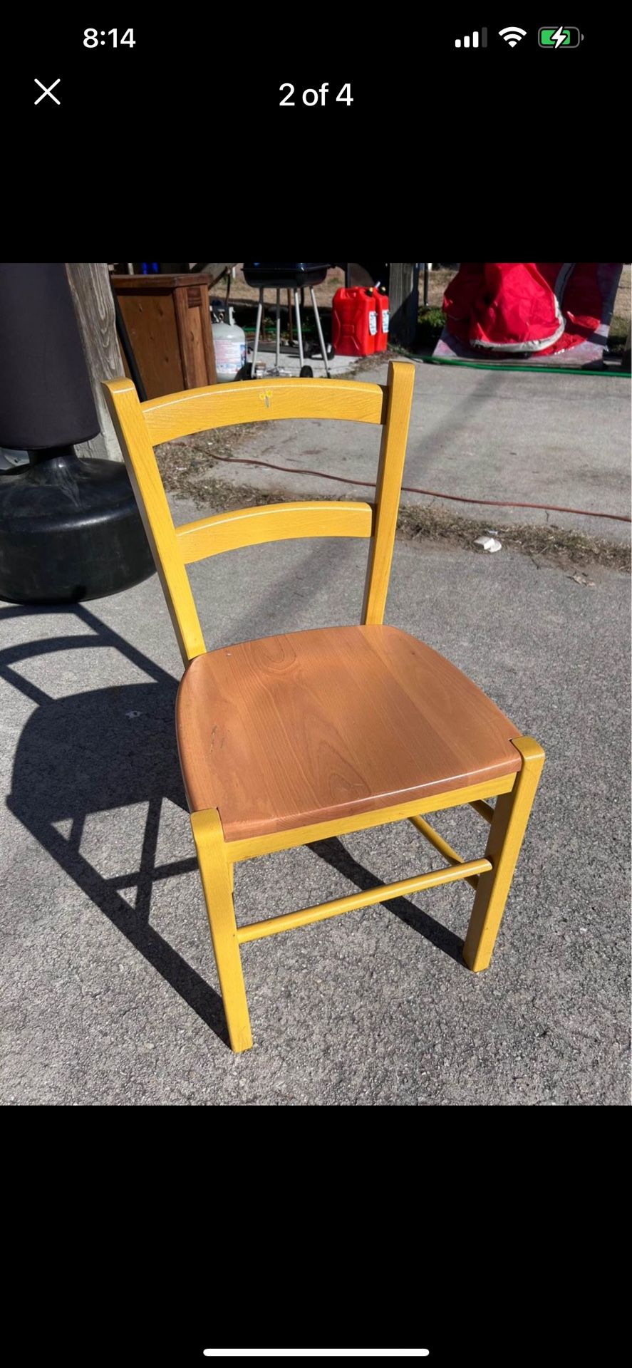 Sturdy Great Condition Wooden Kids’ Chair