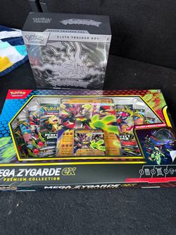 Pokémon TCG Mega Zygarde EX Premium Collection & Pitch Black Elite Trainer Box