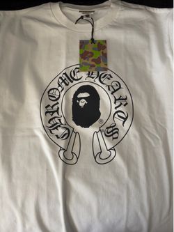 Chrome heart/ Bape collab. Size medium/ Large