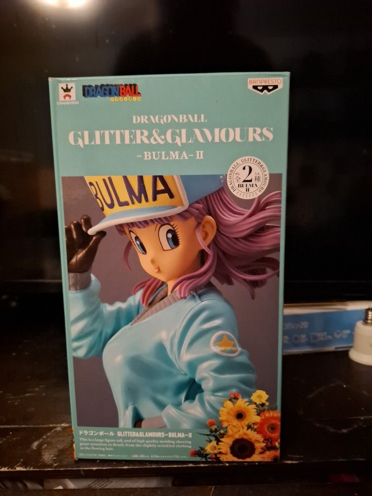 Dragon Ball BULMA Glitter Gramours II Figure Green Special Color ver BANPRESTO