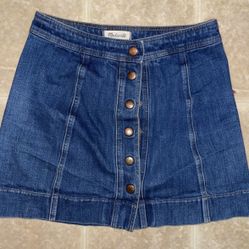 MADEWELL DENIM SKIRT