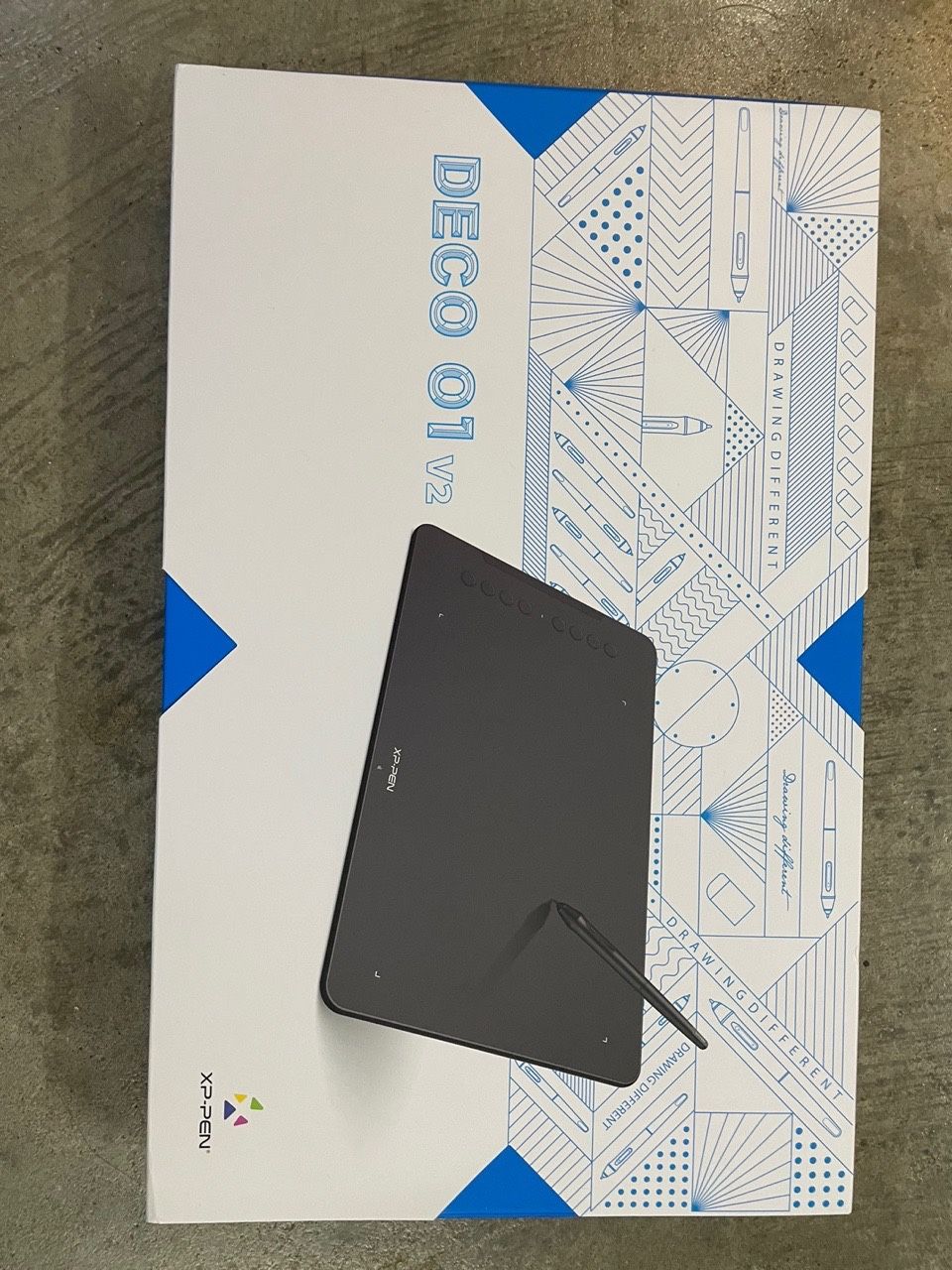 XP-Pen Deco 01 V2 Drawing Tablet for sale