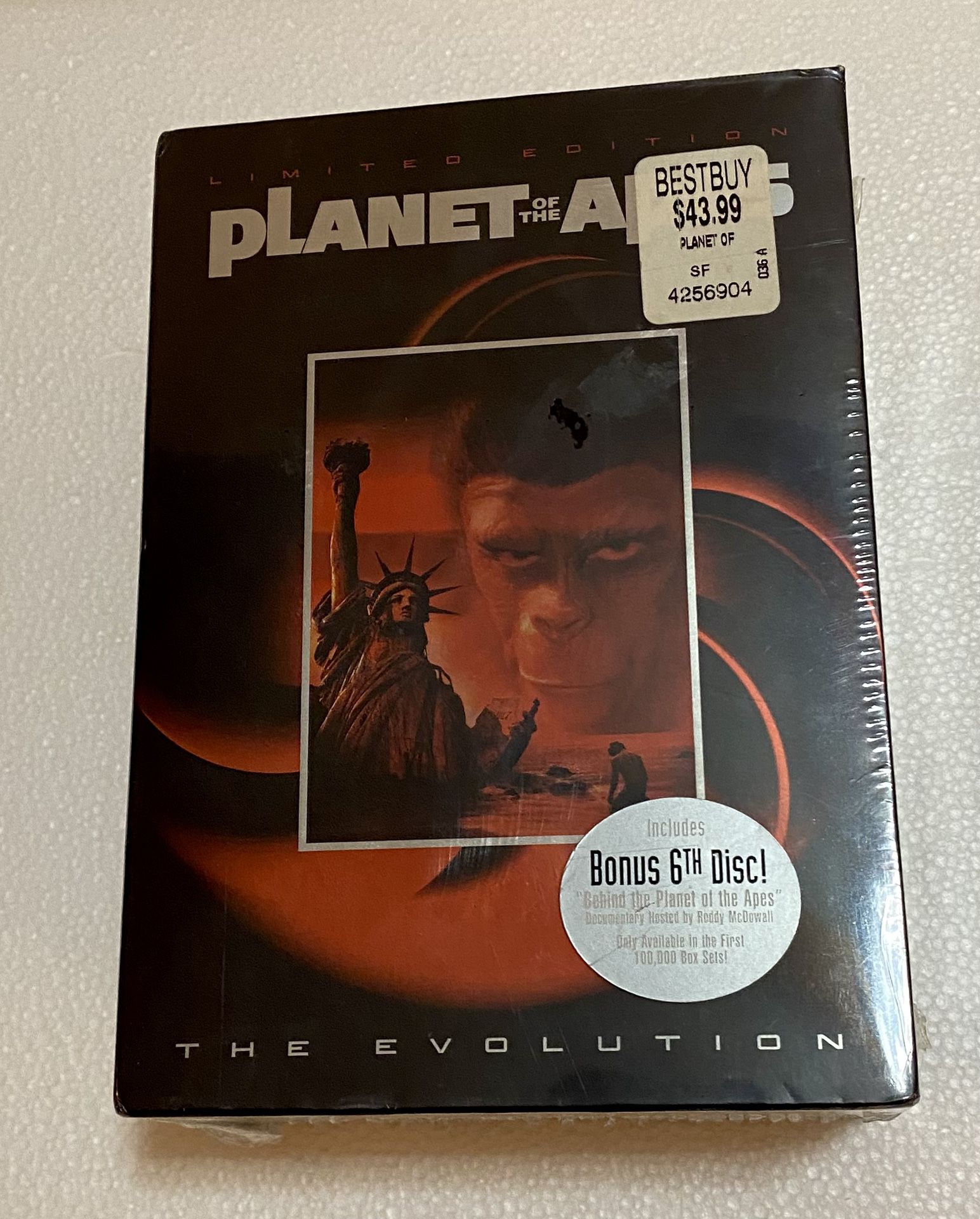 PLANET OF THE APES The Evolution (DVD, 2000, 6-Disc Set) Limited Edition Brand New SEALED
