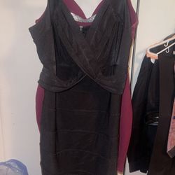 Black dress is brand new, never worn, size 19 