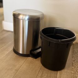 Wenko Leman 20L Trash Can – Automatic Lid, Stainless Steel