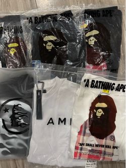 bape amiri and hellstar