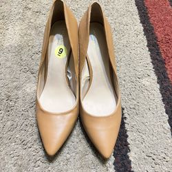 Marc New York Womens Cognac Block Heels Size 