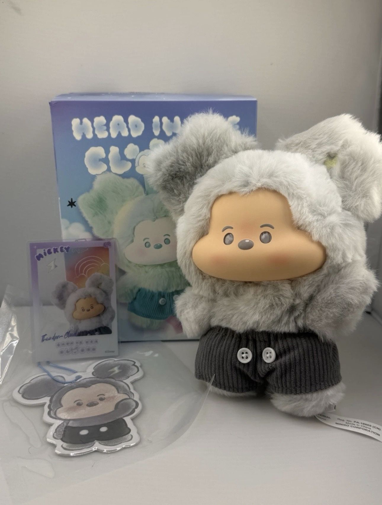 Labubu Mickey Head In The Clouds Thunder 