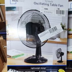 Oscillating TABLE FAN