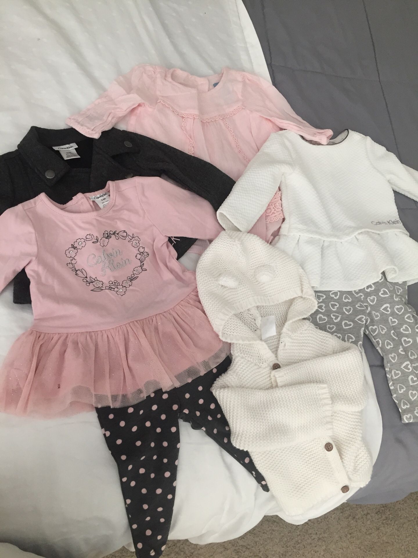 Calvin Klein, Baby Gap, and Carters brand Girls Clothing 3-6 Months