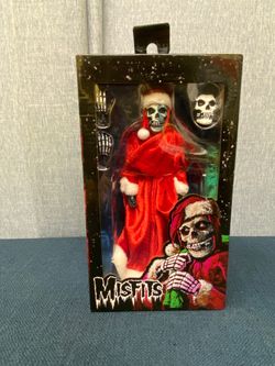 Misfits Fiend Santa Skeleton Action Figure Red Robe Boxed New