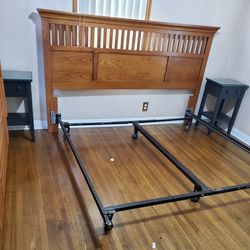 Cal King Bed Frame  Real Wood 