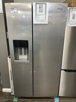 Whirpool Side By Side Refrigerator Take It Home In Payments Read Description