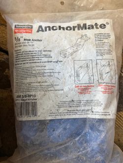 Large Lot of Simpson Strong-Tie AnchorMate Bolt Holders