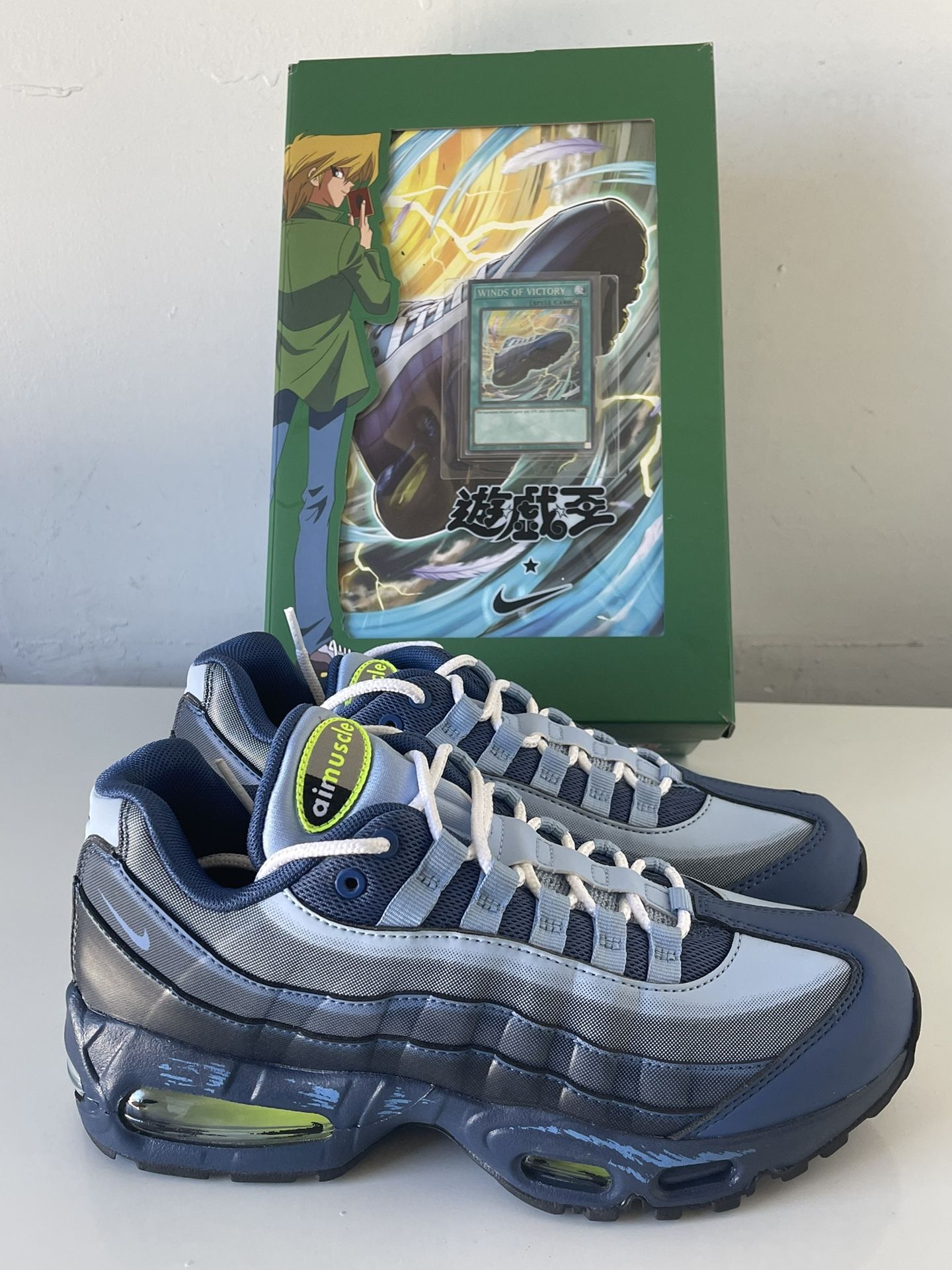 ✨New Nike Air Max 95 Yu-Gi-Oh! ( 6 Men )Joey with promo card🔥 100% authentic !