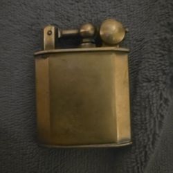 1930's ALL BRASS FRENCH RIF LUX DÈPOSÈ LIFT ARM LIGHTER