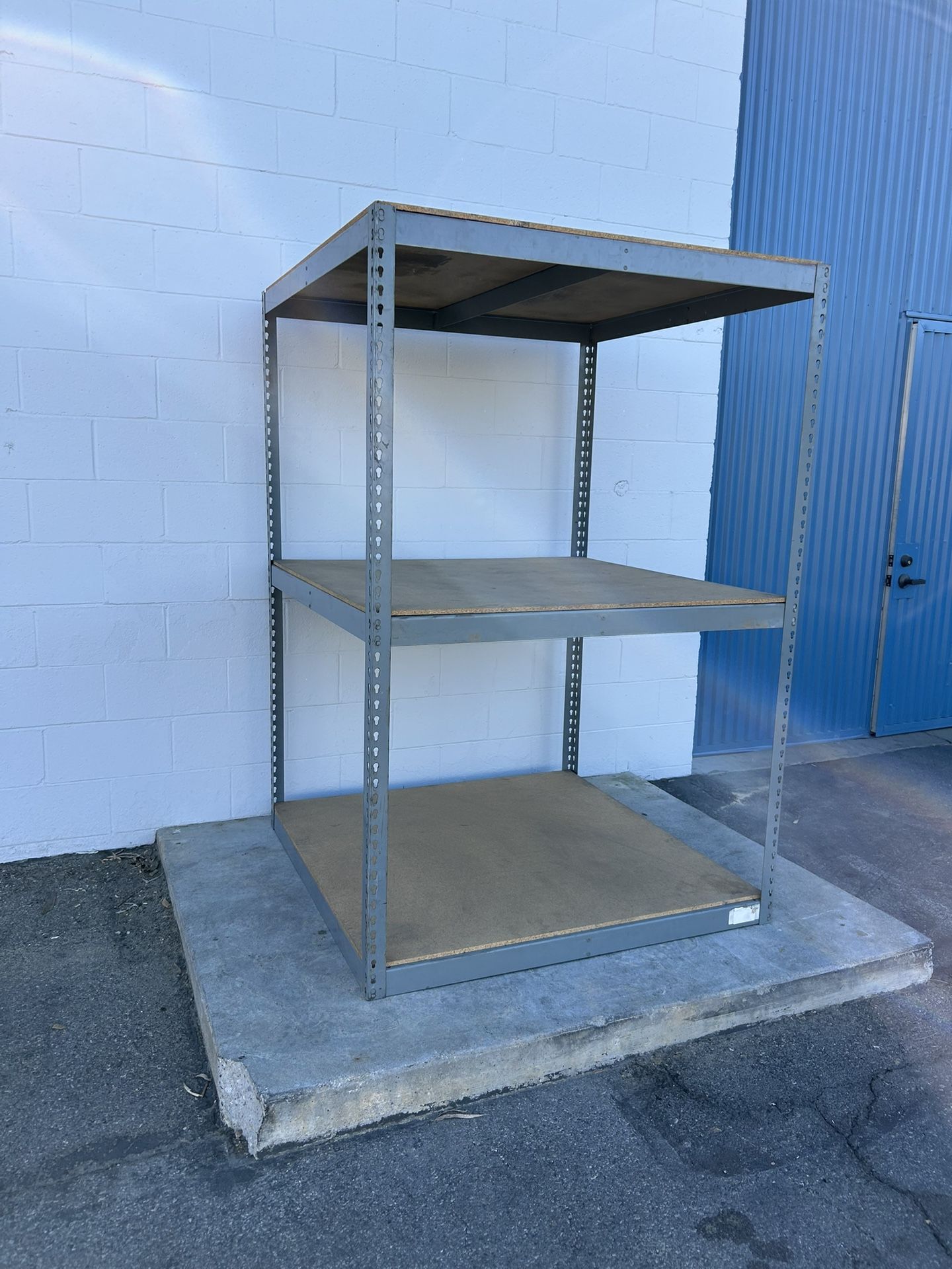 3 Tier Heavy Duty Rack Shelves 4 ft W X 4 ft D Stock Supply Storage Shelving Stronger Than Homedepot Lowes And Costco Delivery Available