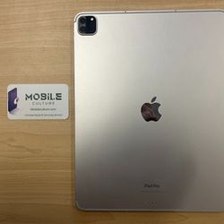Unlocked Silver iPad Pro 12.9 6th Gen 128gb LTE (90 Day Same As Cash Financing Available)