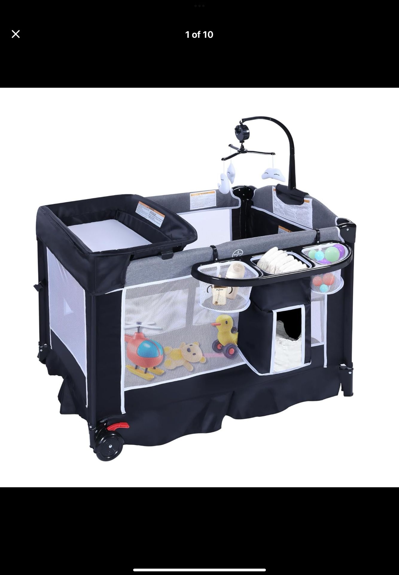 Pack n Play Multifunction Baby Bassinet 4 in 1