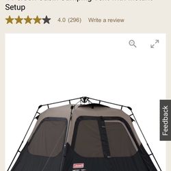 Coleman 4 Person Instant Tent