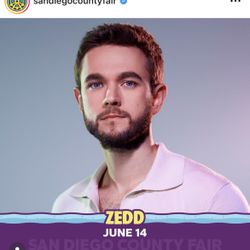4 San Diego County Fair + Zedd Tickets 
