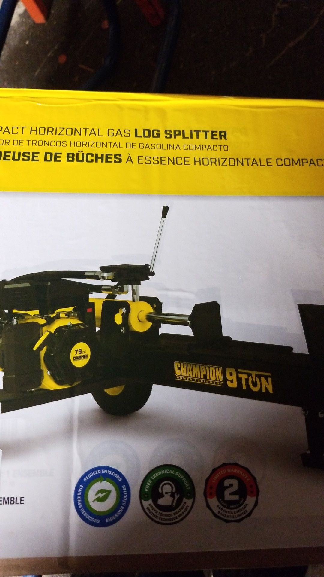 champion log splitter