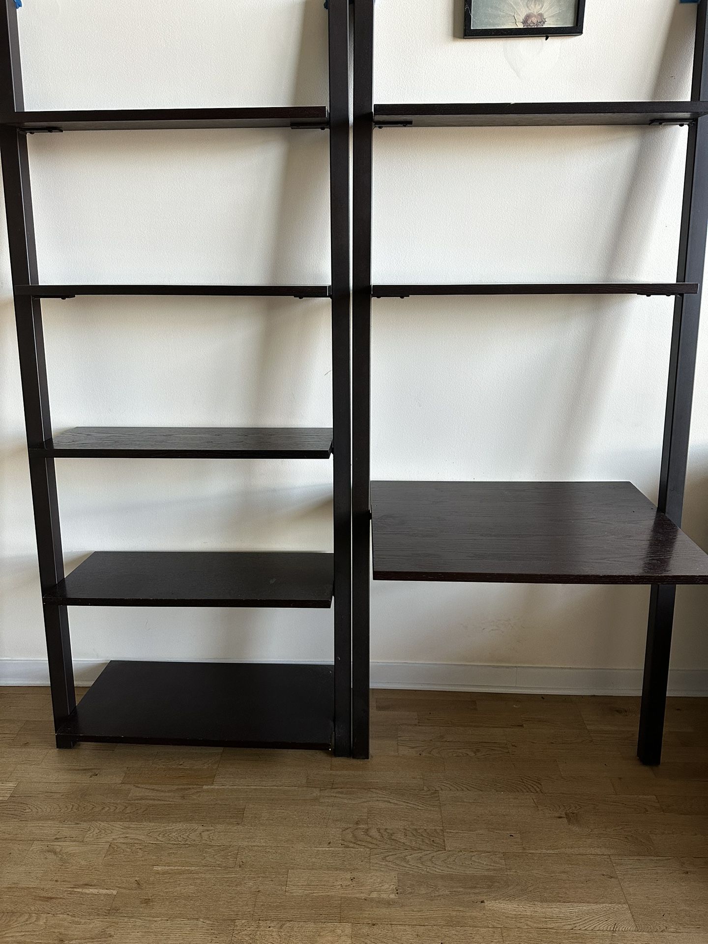 Solid Wood Ladder Shelf ( Color Expreso) 36x82inch