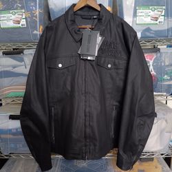 Harley-Davidson Men's Flex Layering System Trucker Riding Jacket 3XL Regular Black 