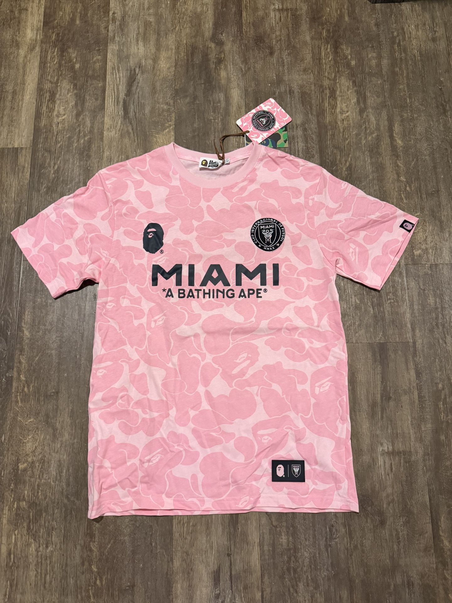Bape X Inter Miami Pink Camo Shirt/Jersey