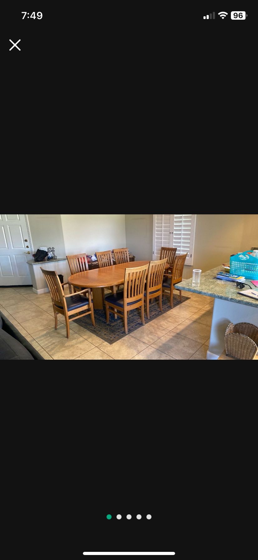 Dining Table With 8 Chairs / Dining Set