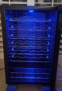 Vinotemp 34-Bottle Wine Cooler (Model VT-34TS) –Unused ($655 Retail)