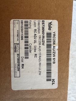 Yale YRC256 AU/ZW 619 ICL Door Lock