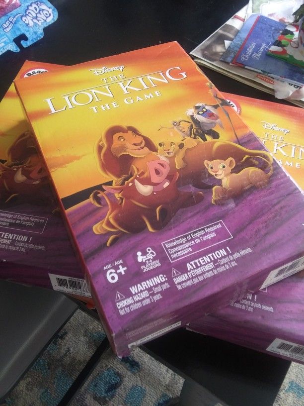 THE LION KING BOARD GAMES