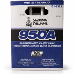 Sherwin Williams 950A Caulk White Box of 12 Interior Exterior Crack Seal NEW