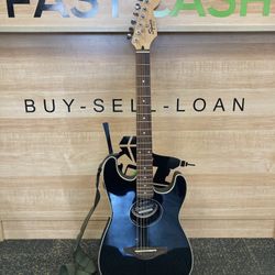 Fender Squier Stratacoustic Acoustic Electric Guitar- Black
