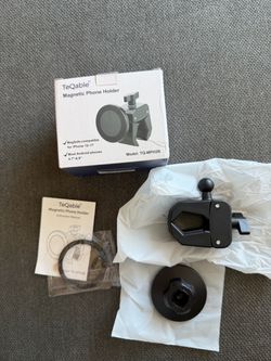 Brand new : Magnetic Golf Push Cart Phone Holder with Clamp