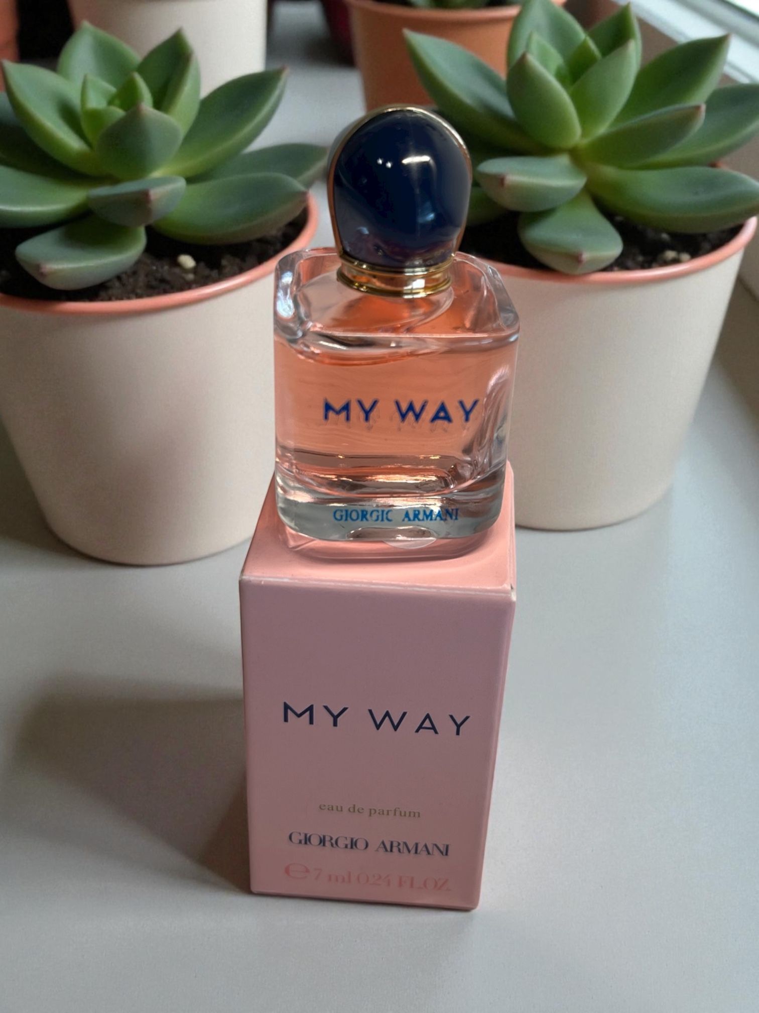 New! Giorgio Armani MY WAY Eau de Parfum .24ozl 7ml SPLASH Mini New in Box