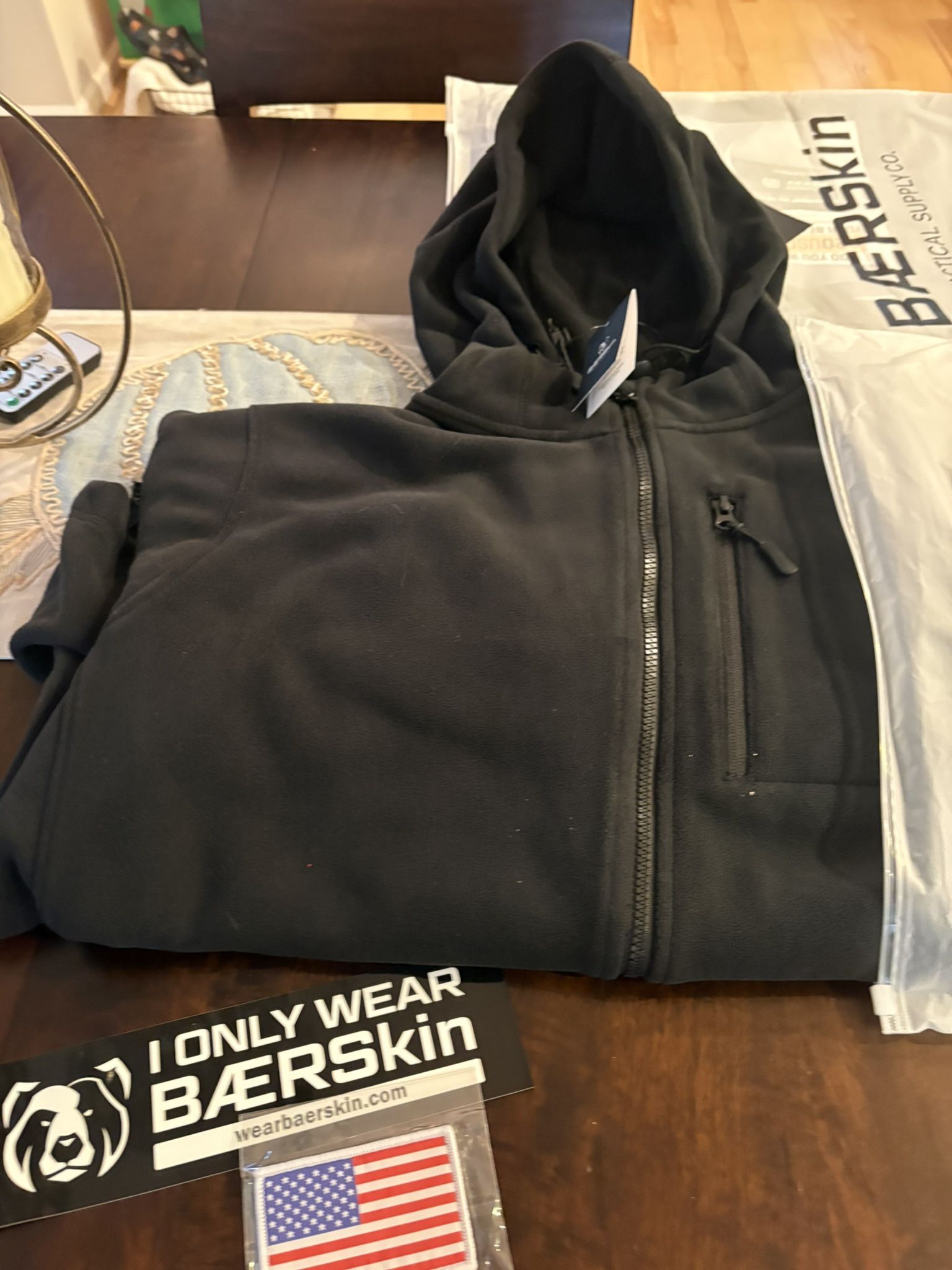Baerskin Tactical Women’s 3 In 1 Black Hoodie/Rain Jacket 2XL