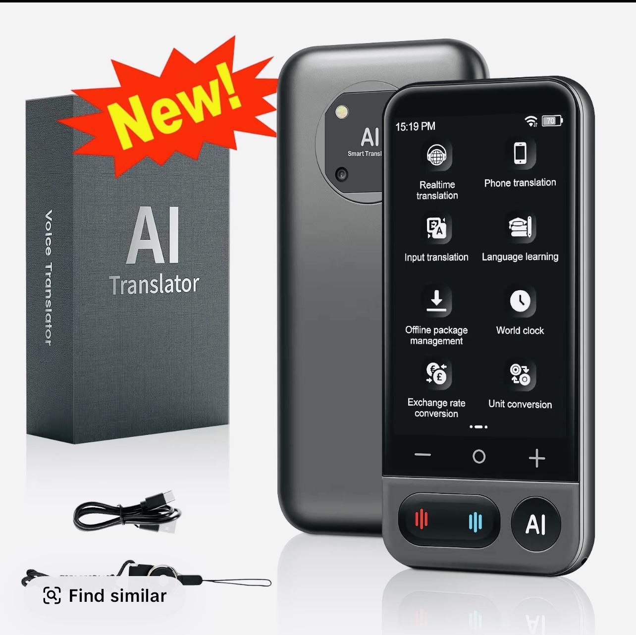 AI Writing and Conversation Device with 40 AI Roles.