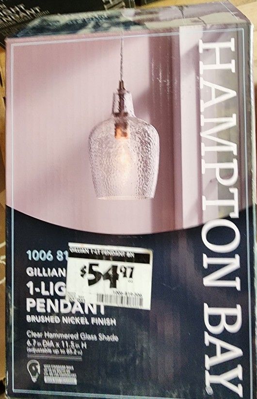 Hampton Bay Pendant Lights